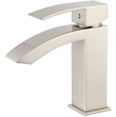 Cavalli CASC-SQ BN - Cascade Curved Single Hole Lav, Bn