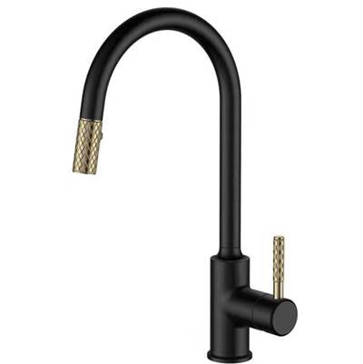 Cavalli CAVK13 BG - Merlot Kitchen Faucet, Gold