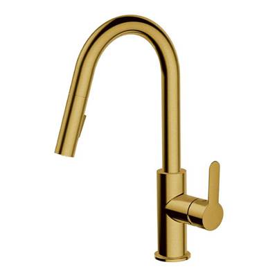 Aquabrass ABFK6545NBGVD - 6545N Barley Pull-Down Dual Stream Kitchen Faucet