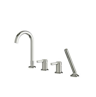 Aquabrass ABFB47017PN - 47017 Ariston Deck Tub Fill W/Hs And 2 Mix