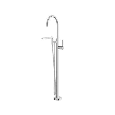 Aquabrass ABFB48085PC - 48085 Aria Floormount Tub Filler W/Hshw