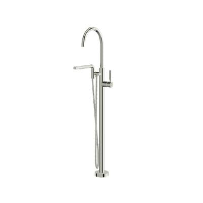 Aquabrass ABFB48085PN - 48085 Aria Floormount Tub Filler W/Hshw