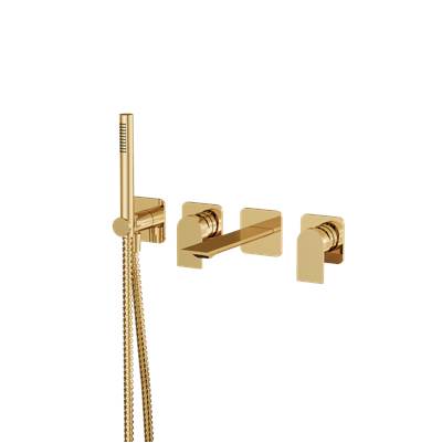 Aquabrass ABFC92N04PGD - 92N04 Alpha Wall Tub Filler W/Hs-Trim