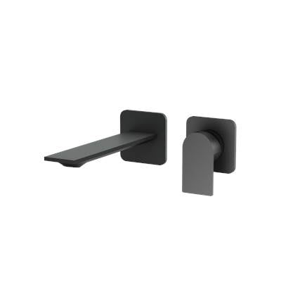 Aquabrass ABFC92N29SBK - 92N29S Alpha Wallmount Lav Faucet-Trim