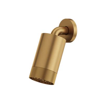 Aquabrass ABSCSPT67BGD - Spt67 Shwhd W/Wall Arm-Textured Ring