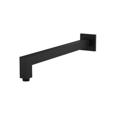 Aquabrass ABSCSSA16BK - Ssa16 Square 16'' Shw Arm With Flange