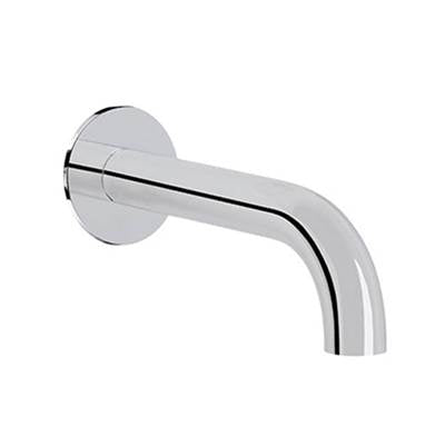 Aquabrass ABSC11132PC - 11132 Tubular Slip-Fit Spout & Round Flange 7''