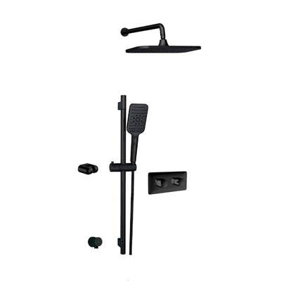 Aquabrass ABSZINABOX01EBK - Inabox 1 Shower Faucet - 2 Way Shared - T12123 Valve Required