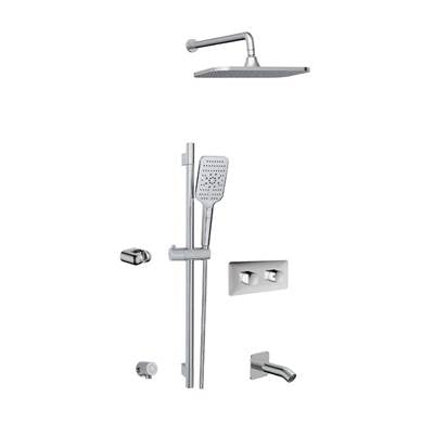 Aquabrass ABSZINABOX02PC - Inabox 2 Shower Faucet - 2 Way Shared - T12123 Valve Required