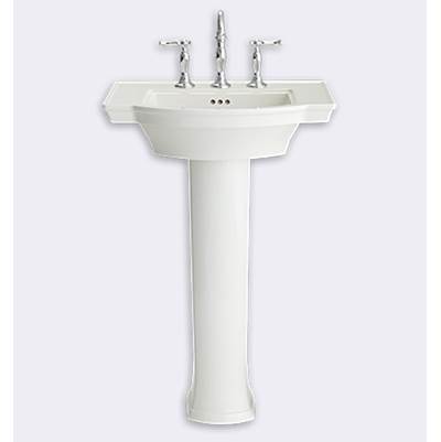 American Standard 0900008.020 - Estate® 8-Inch Widespread Pedestal Sink Top