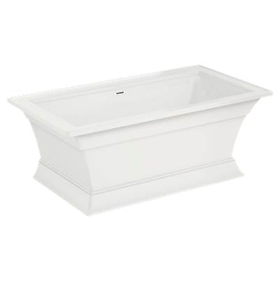 American Standard 2546004.020 - Town Square® S 68 X 36-Inch Freestanding Bathtub Center Drain With Integrated Overflow