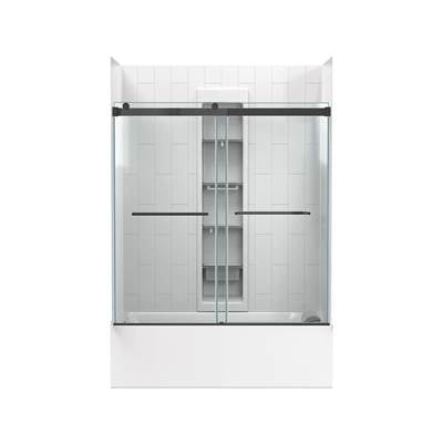 American Standard 2952BWT32.020 - Aspirations 60 X 32 X 72-Inch Vertical Tile Bath Wall Set