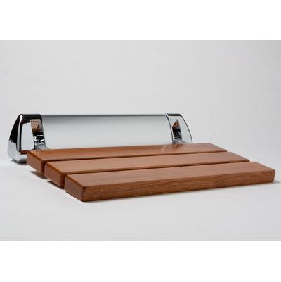 Amerec 9270-029 - Wall Mount Teak Shower Seat, 20 X 13