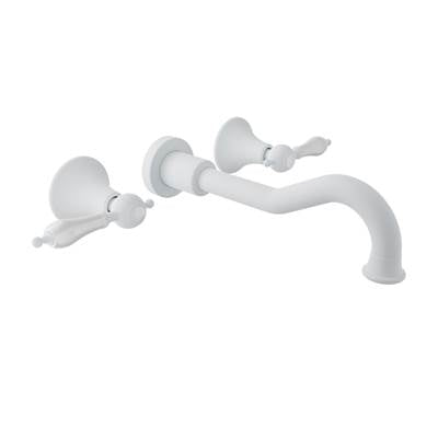 Baril B18-8041-00L-BB - Two Handles Wall-Mounted Lavatory Faucet, Drain Not Included
