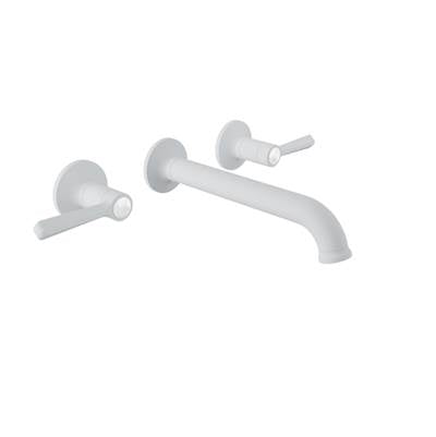 Baril B20-8044-00L-BB - Two Handles Wall-Mounted Lavatory Faucet, Drain Not Included