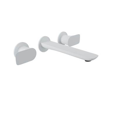 Baril B45-8041-00L-BB - Two Handles Wall-Mounted Lavatory Faucet, Drain Not Included