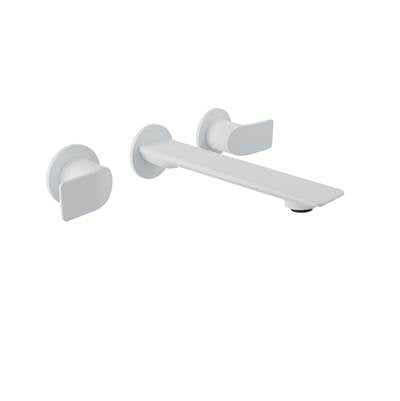 Baril B46-8041-00L-BB - Two Handles Wall-Mounted Lavatory Faucet, Drain Not Included