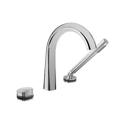 Baril B47-1349-00-BA - 3-Piece Tub Filler With Hand Shower