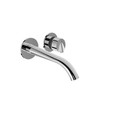 Baril B47-8100-00L-BA - Single Lever Wall-Mounted Lavatory Faucet, Drain Not Included