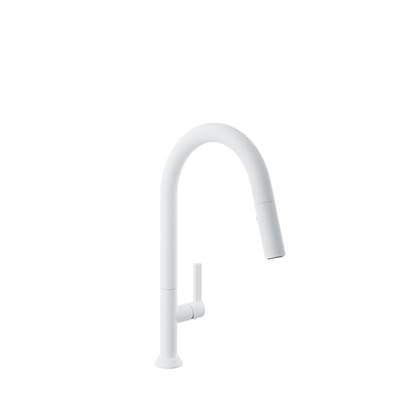Baril CUI-9340-02L-BB - High Single-Hole Kitchen Faucet With 2-Function Pull-Down Spray