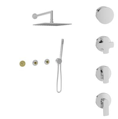Baril PRO-3302-80-BB - Complete Thermostatic Shower Kit (Without Handle)