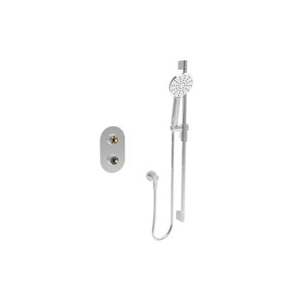 Baril PRO-4153-80-BB - Complete Thermostatic Pressure-Balanced Shower Kit (Without Handle)
