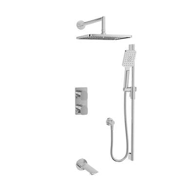Baril PRO-4308-04-CC-NS - Complete Thermostatic Pressure-Balanced Shower Kit