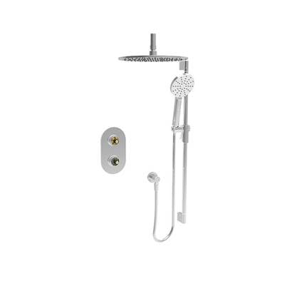 Baril PRR-4203-80-BB - Complete Thermostatic Pressure-Balanced Shower Kit (Without Handle)