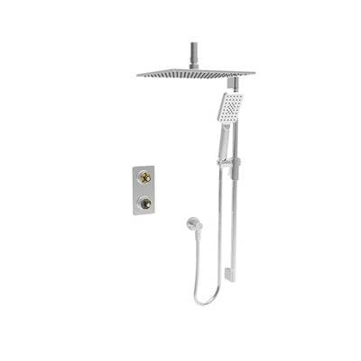 Baril PRR-4204-80-BB - Complete Thermostatic Pressure-Balanced Shower Kit (Without Handle)