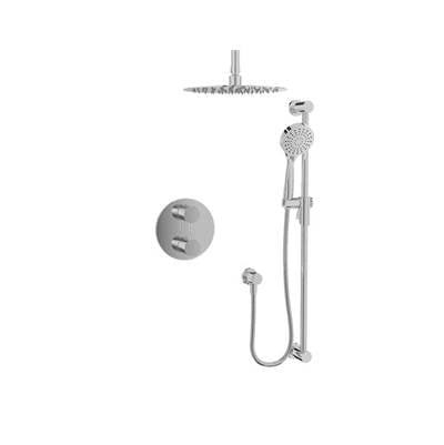 Baril PRR-4217-66-CC - Complete Thermostatic Pressure-Balanced Shower Kit