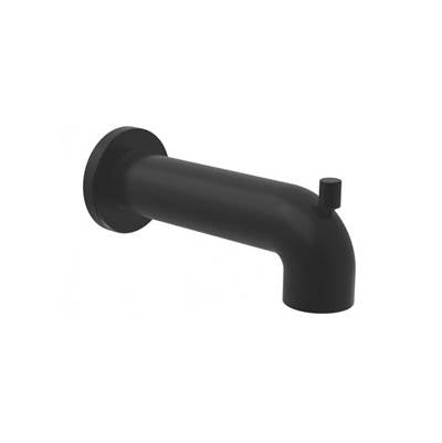 Baril Pro BEC-4520-74-KK - Wall-Mounted Diverter Bath Spout With Slip-Fit On 1/2'' Copper Connection