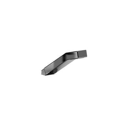 Baril Pro DOU-1456-41-CC - Anti-Limestone 1-Spray Rectangular Hand Shower With Integrated Elbow