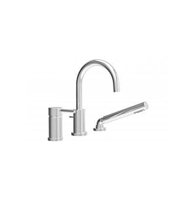 Baril Pro O15-1300-PB-CC-150 - 3-Piece Pressure Balanced Deck Mount Tub Fillerwith Hand Shower