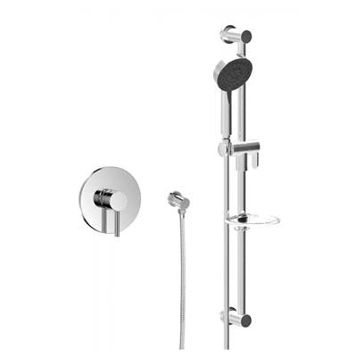 Baril Pro O15-9139-P7-CC - Pressure Balanced Shower Faucet With Sliding Rail Shower Set