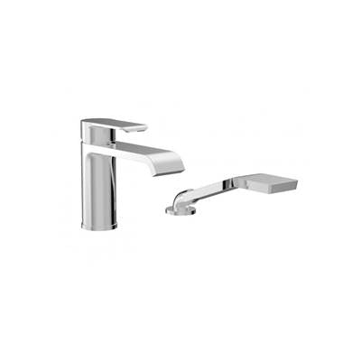 Baril Pro O22-1269-PB-CC - Pressure Balanced 2-Piece Deck Mount Tub Filler With Hand Shower