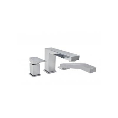 Baril Pro O25-1331-PB-CC-150 - Pressure Balanced 3-Piece Deck Mount Tub Filler With Hand Shower