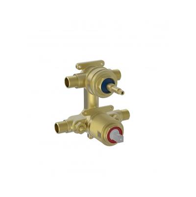 Baril Pro RVA-9181-00-NS-P - Rough-In Pressure Balanced Volume Control Valve With 2-Way Diverter With Non-Shared Ports - 1/2'' Male Npt Or Welded Copper Connections