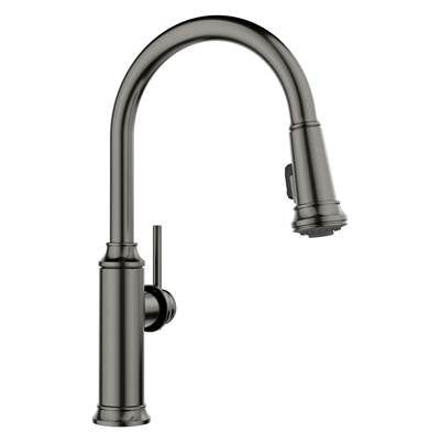 Blanco 443262 - Blanco Empressa High Arc 1.5 Gpm Satin Dark Steel