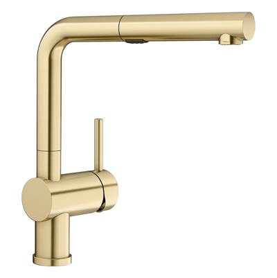 Blanco 526686 - Blanco Linus Pull Out 1.5 Gpm Satin Gold