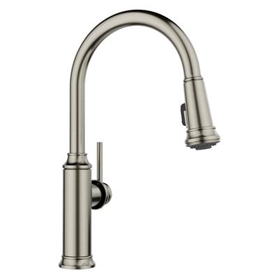Blanco 443245 - Blanco Empressa High Arc 1.5 Gpm Satin Platinum