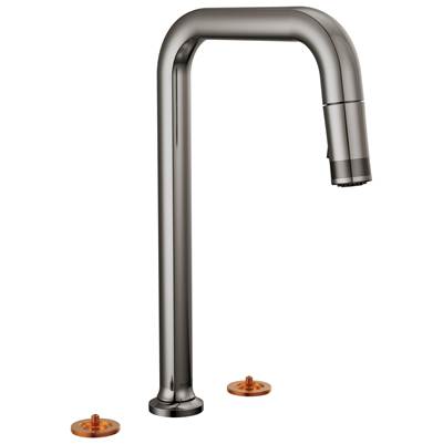 Brizo 62507LF-BNXLHP-L - Square Spout 2H Pull-Down Widespread