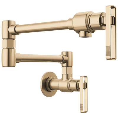 Brizo 62807LF-GL-L - Void Handle Wm Pot Filler
