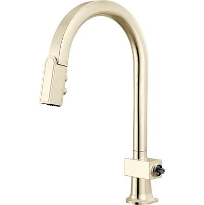 Brizo 63022LF-PNLHP - Pull-Down Faucet With Arc Spout - Less H