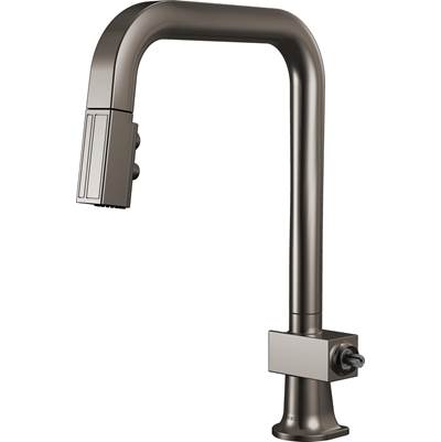 Brizo 63023LF-BNXLHP - Pull-Down Faucet With Square Spout - Les