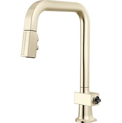 Brizo 63023LF-PNLHP - Pull-Down Faucet With Square Spout - Les