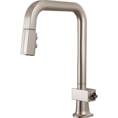 Brizo 63023LF-SSLHP - Pull-Down Faucet With Square Spout - Les