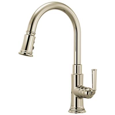 Brizo 63074LF-PN - Single Handle Pull-Down Kitchen Faucet