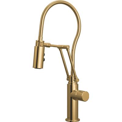 Brizo 63121LF-PGLHP - Articulating Kitchen Faucet 1L