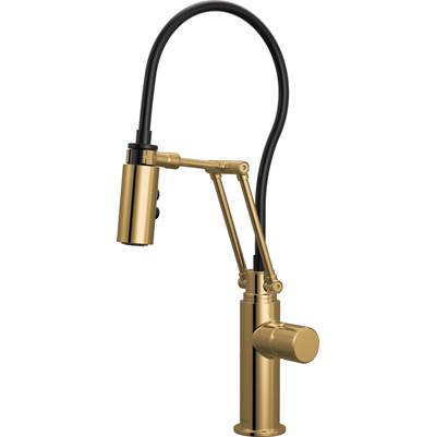 Brizo 63221LF-PGLHP - Articulating Kitchen Faucet 1L