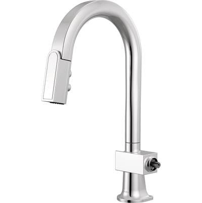 Brizo 63922LF-PCLHP - Pull-Down Prep Faucet With Arc Spout - L